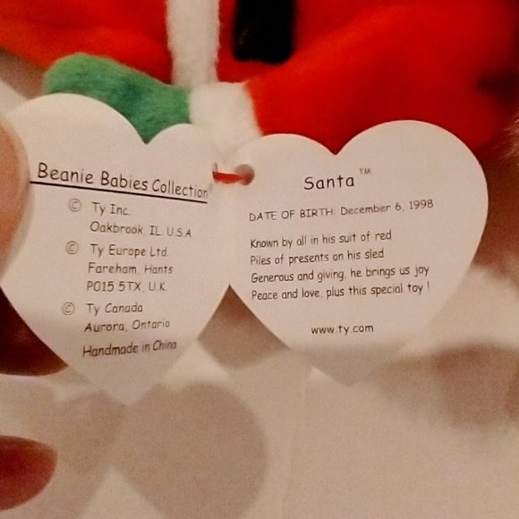 Ty Beanie Baby Santa 1998 - Picture 6 of 8